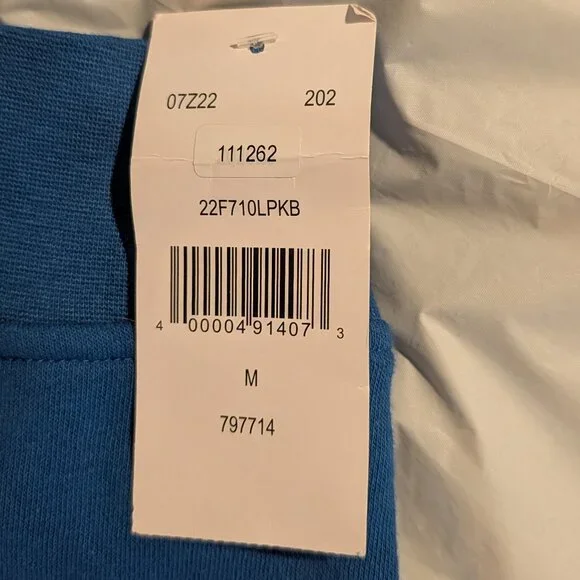 NWT Speculation Blue Holiday Cats Fleece Sweatshirt, Women's size Medium - Picture 7 of 12